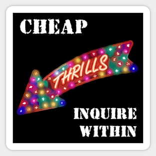 Thrills, Cheap Sticker